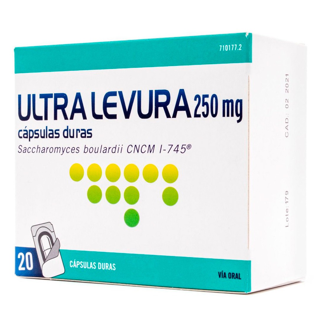 Imagen de Ultra levura 250 mg 20 cápsulas